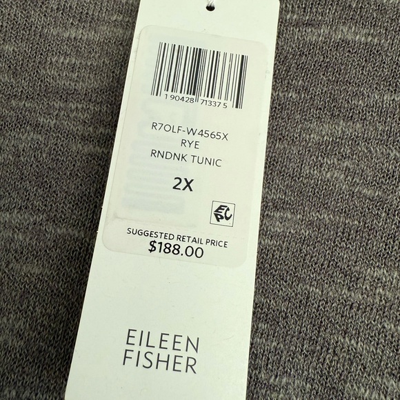 Eileen Fisher Brown Tunic Top - Picture 10 of 13